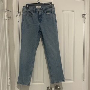 American Eagle Outfitters Light Blue Straight Leg Jeans